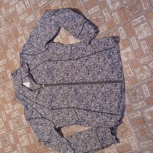 Members mark textured jacket women's size xlarge gray and black